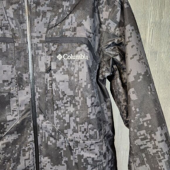 Columbia Nordic Point II $230 Small Gray Camo Omni-Heat 3-in-1 Interchange Coat - Picture 4 of 13